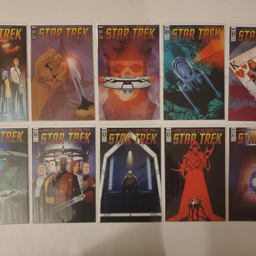 IDW Star Trek Series Issues 1-10 2023 NM Bagged/Boarded